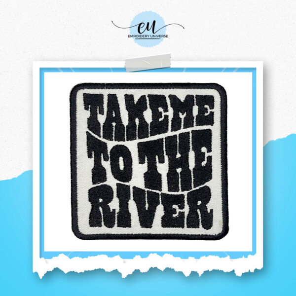 Take Me to the River Iron-On Patch - 30 Pcs